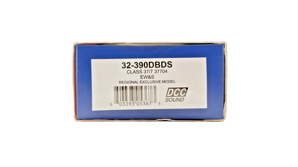 BACHMANN OO GAUGE - 32-390DBDS - CLASS 37/7 DIESEL 37704 EW&S EWS DCC SOUND