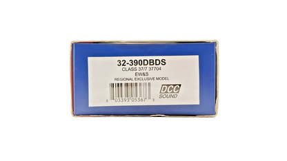 BACHMANN OO GAUGE - 32-390DBDS - CLASS 37/7 DIESEL 37704 EW&S EWS DCC SOUND