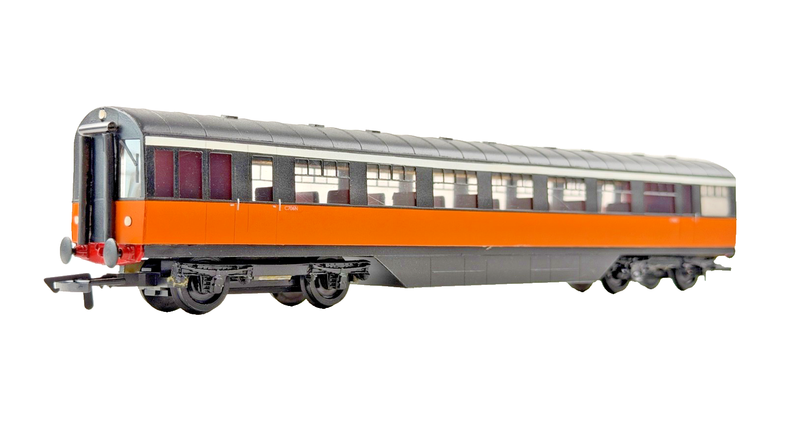 SILVER FOX MODELS OO GAUGE - IRISH RAIL ORANGE & BLACK BUT CLASS 700 RAILCAR SET
