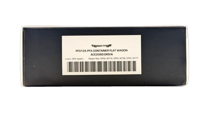 ACCURASCALE OO GAUGE - ACC2080-DRS-N - PFA CONTAINER FLAT WAGON DRS (LADEN)
