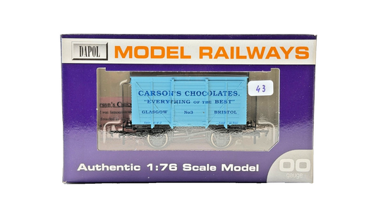 DAPOL 00 GAUGE - CARSON'S CHOCOLATES GLASGOW BRISTOLS FINEST 3 (LIMITED EDITION)