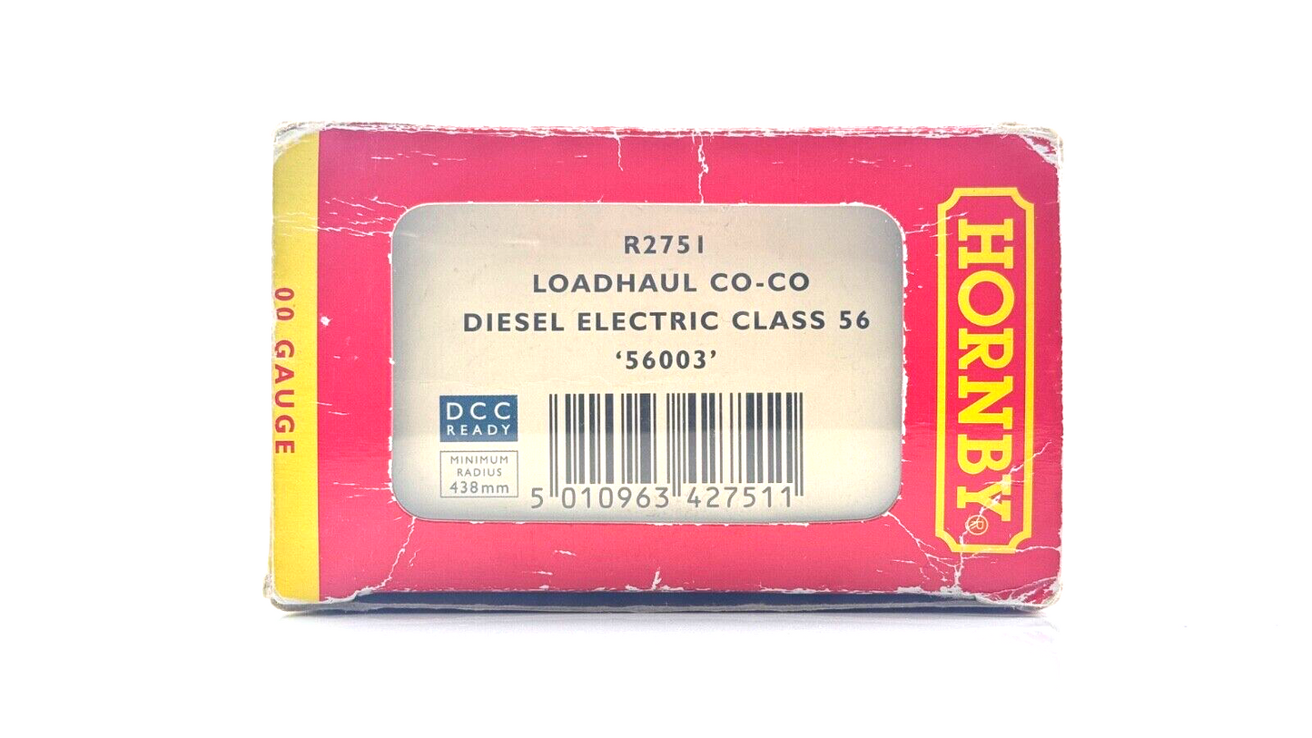 HORNBY 00 GAUGE - R2751 - CLASS 56 DIESEL 56003 LOADHAUL ORANGE/BLACK - BOXED