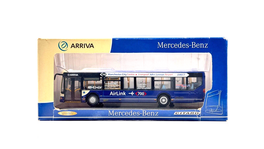 CMNL 1/76 SCALE - UKBUS5004 - MERCEDES BENZ CITARO ARRIVA AIRLINK MANCHESTER BUS