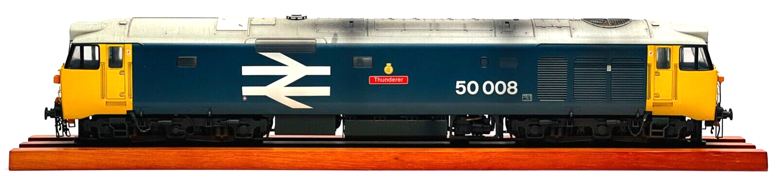 HELJAN O GAUGE CLASS 50 BR LARGE LOGO 50008 'THUNDERER' (TMC RENAMED/RENUMBERED)