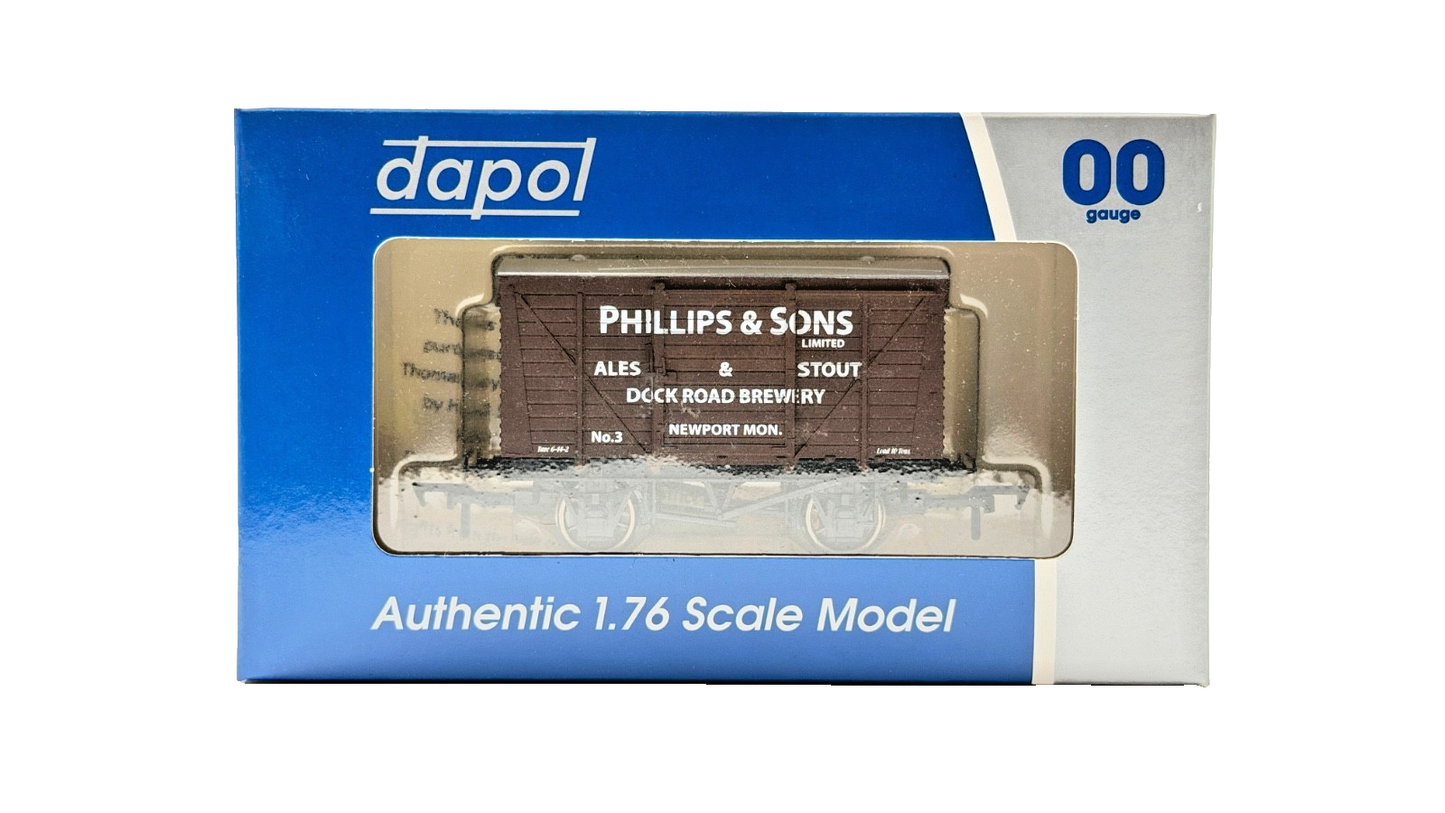 DAPOL 00 GAUGE - PHILLIPS & SONS ALES STOUT DOCK ROAD BREWERY (LIMITED EDITION)