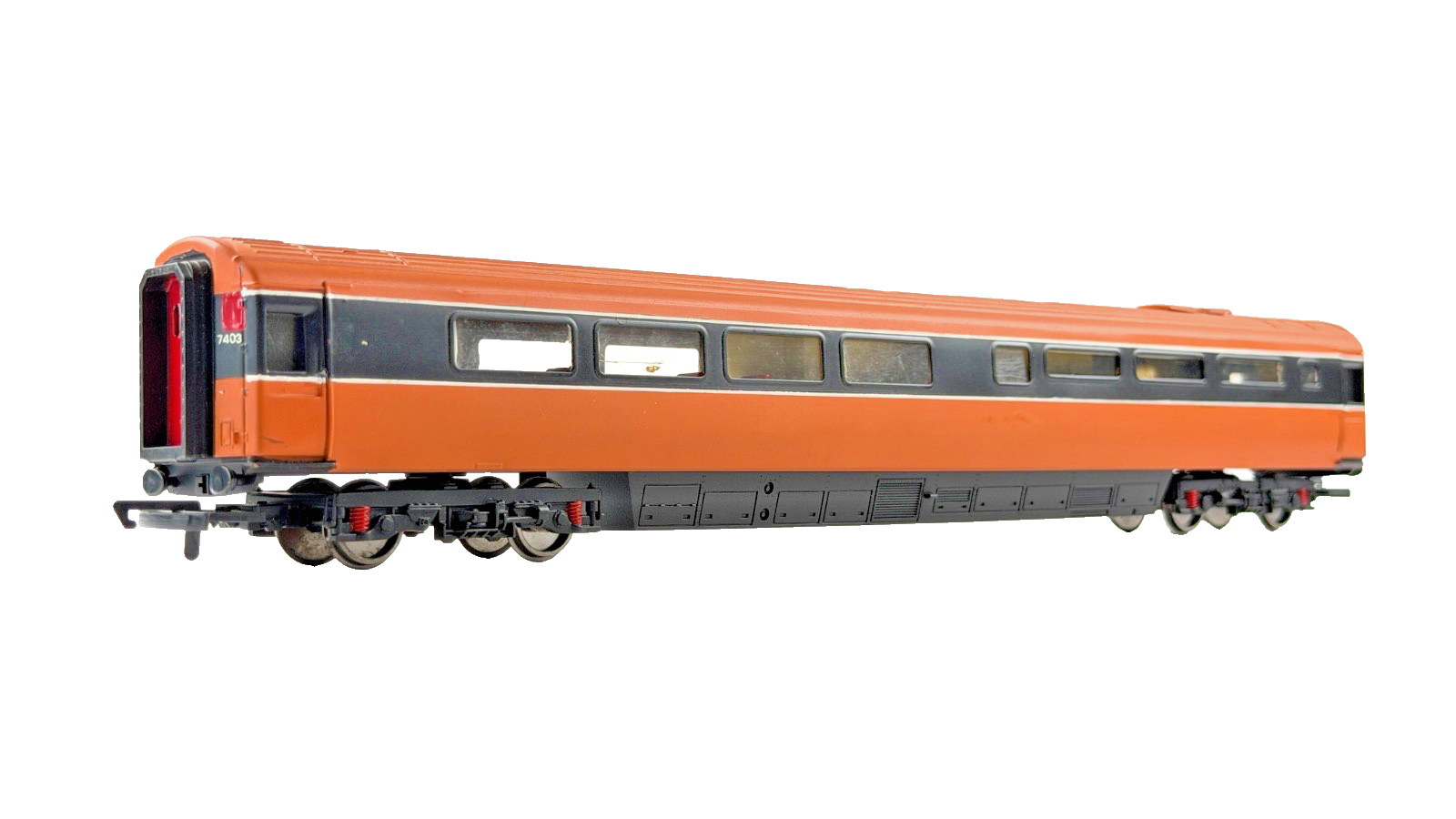 HURST/SILVER FOX MODELS OO GAUGE - CIE IRISH RAIL BLACK & ORANGE BUFFET CAR 7403