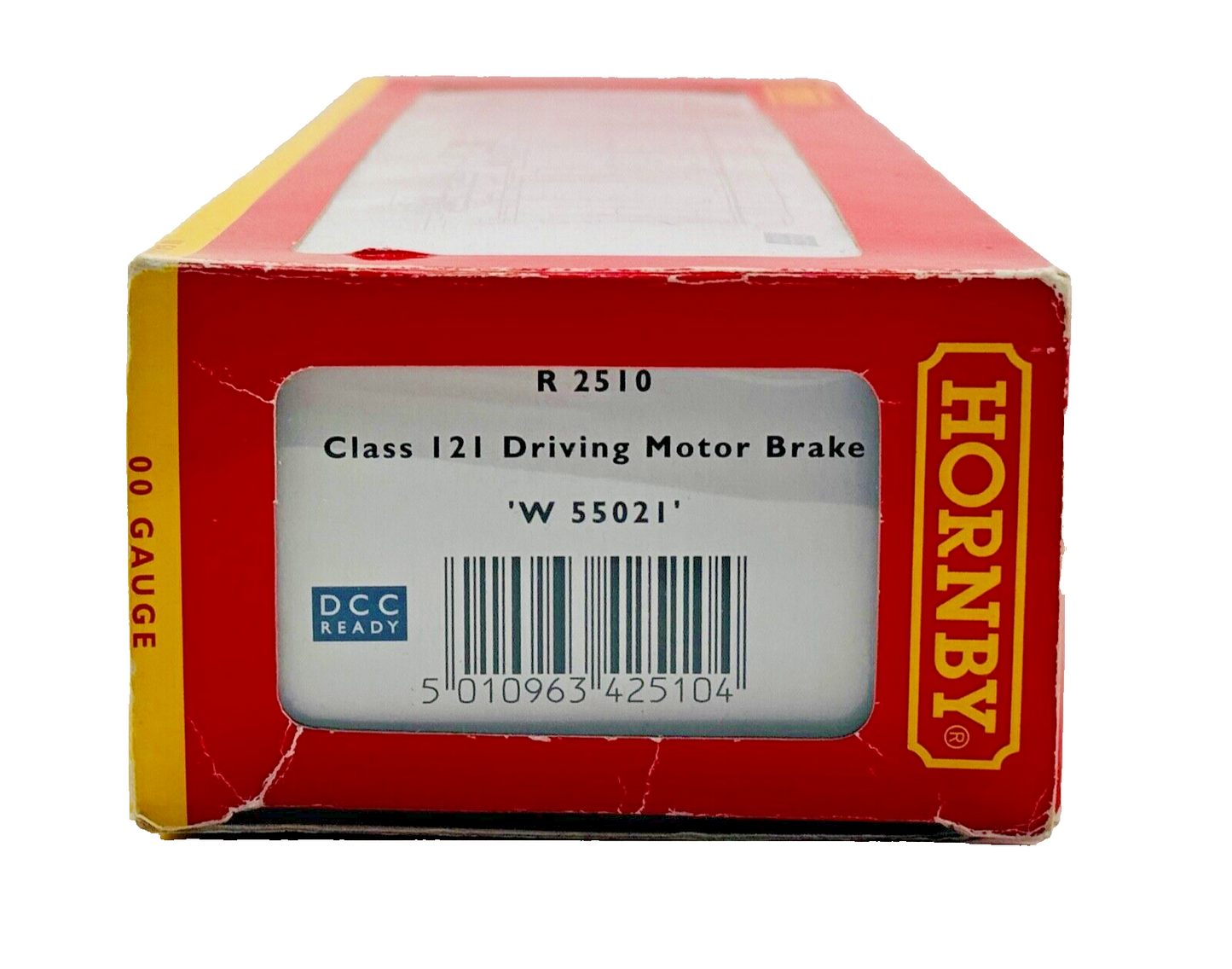 HORNBY 00 GAUGE - R2510 - CLASS 121 DRIVING MOTOR BRAKE BR BLUE YELLOW BOXED