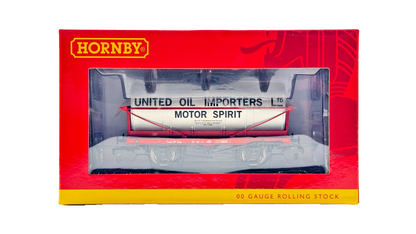 HORNBY OO GAUGE - R60293 - 20 TON TANKER UNITED OIL IMPORTERS NO.44 BOXED
