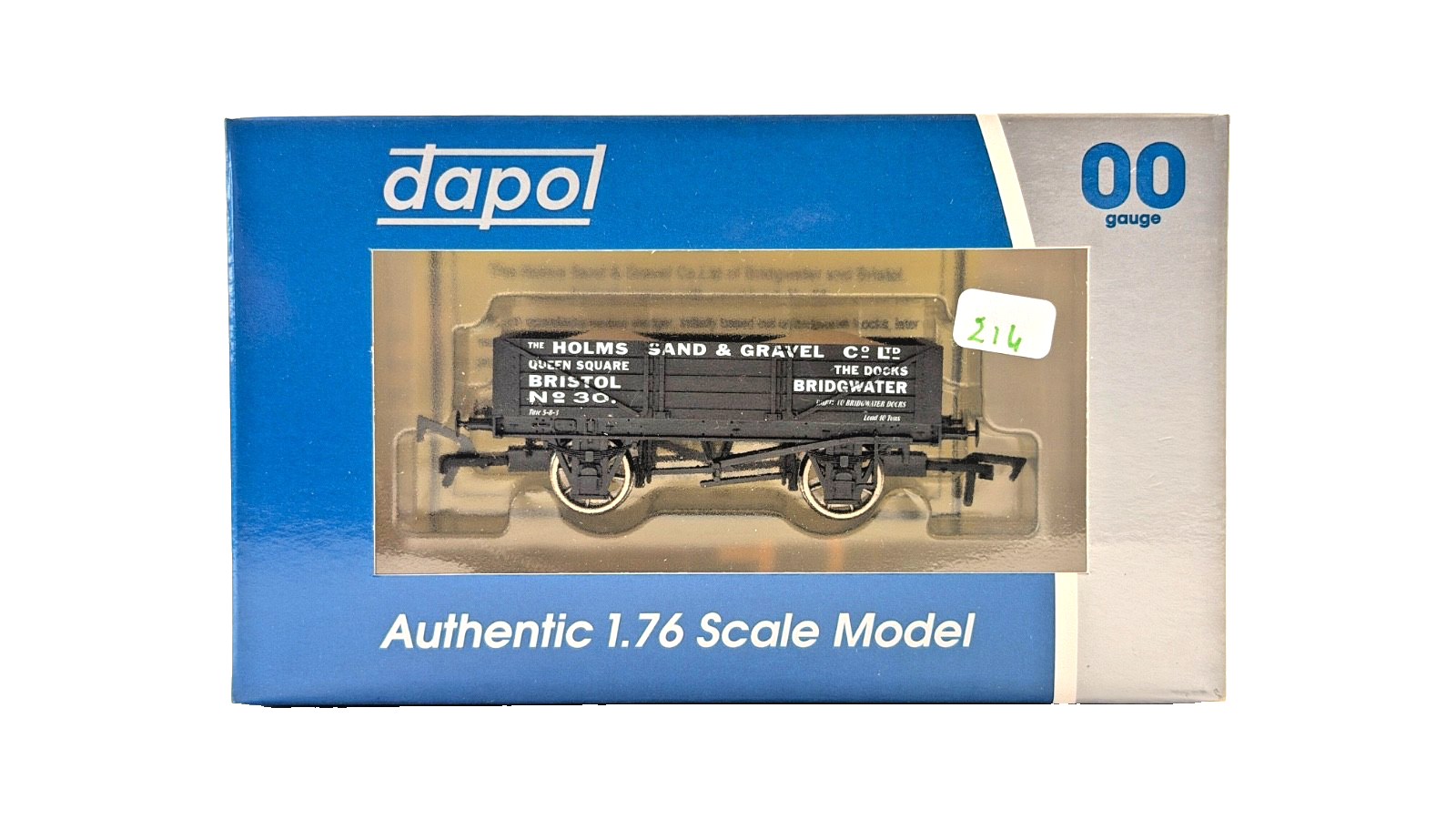 DAPOL 00 GAUGE - HOLMS SAND & GRAVEL BRISTOL BRIDGWATER NO.30 (LIMITED EDITION)