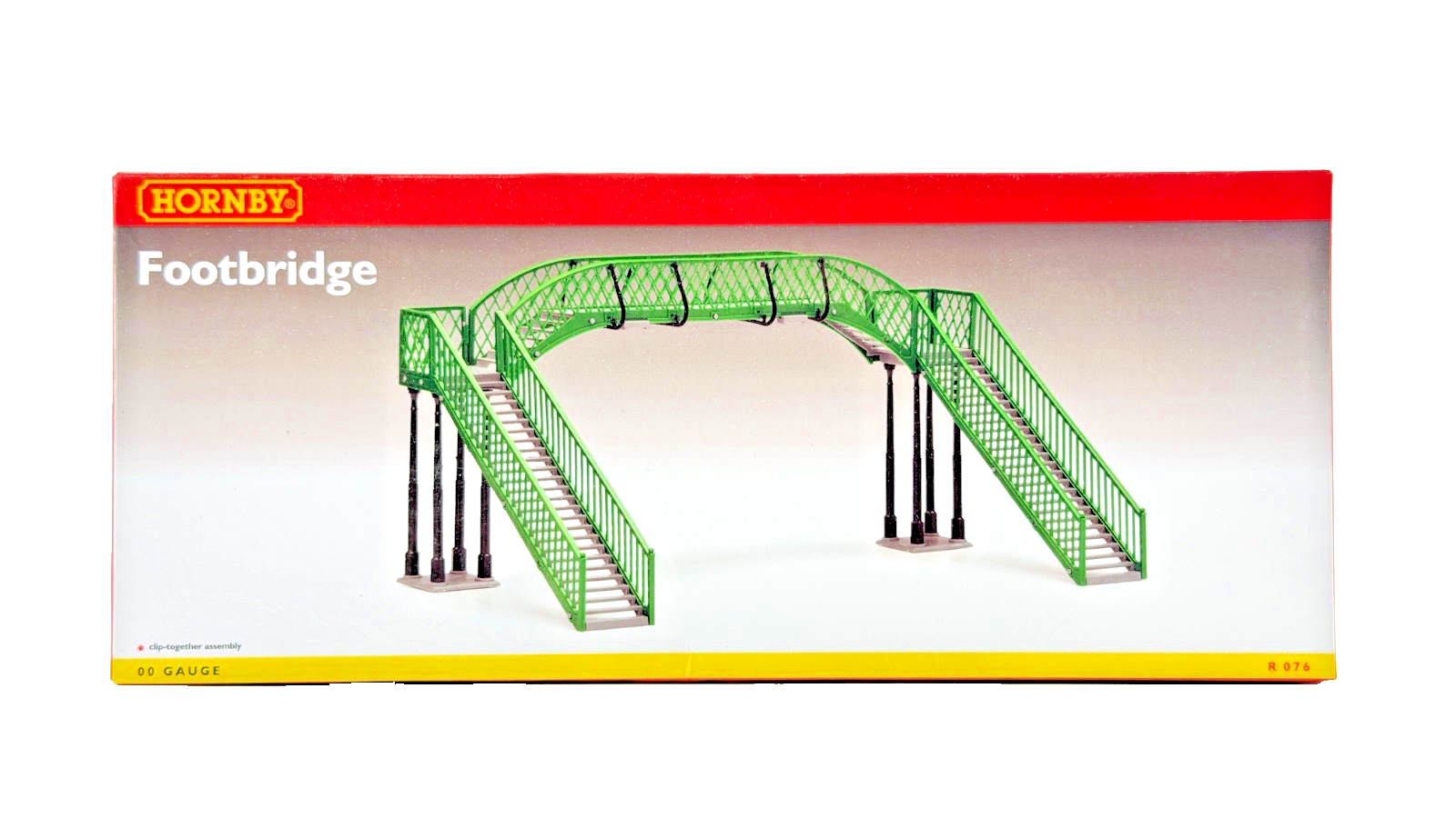 HORNBY OO GAUGE - R076 - PLASTIC KIT (TO BUILD) STATION FOOTBRIDGE - NEW