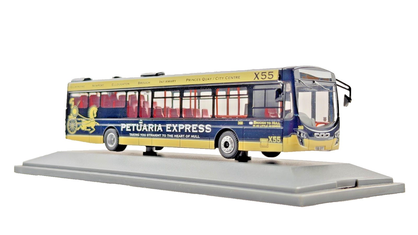 CORGI OOC 1/76 SCALE - OM46707A - WRIGHT ECLIPSE 2 EAST YORKSHIRE PETUARIA BOXED