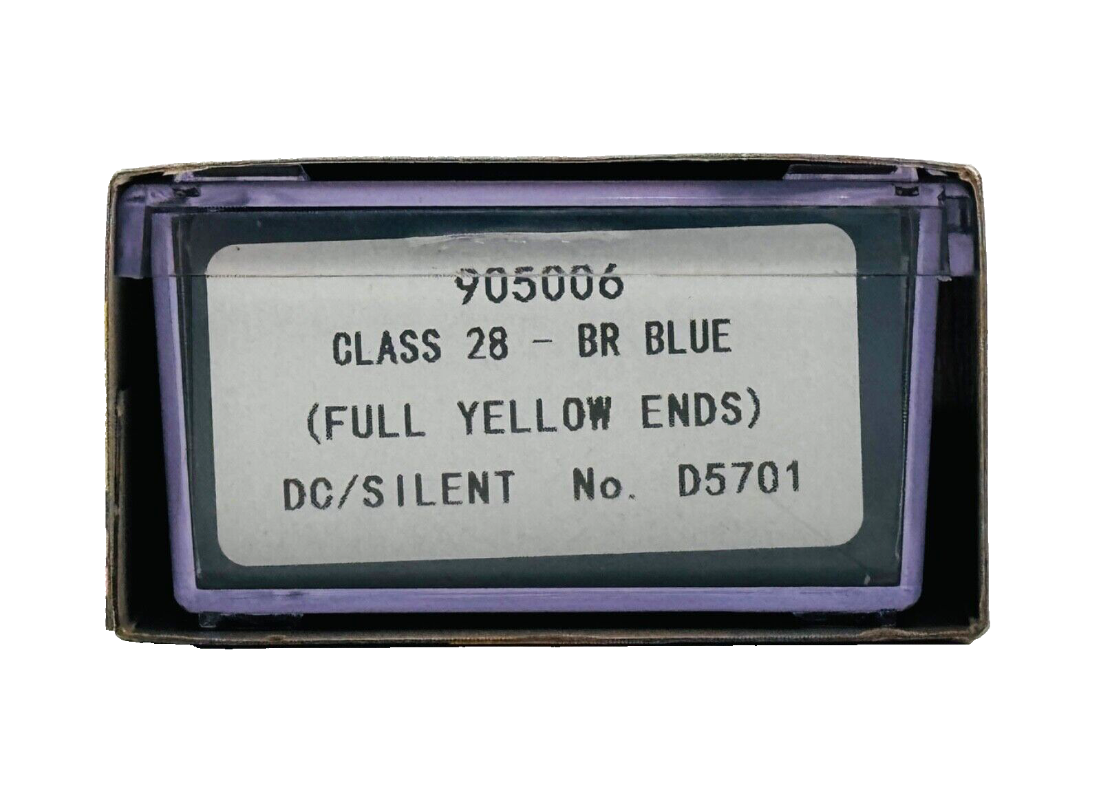 RAPIDO N GAUGE - 905006 - CLASS 28 BR BLUE FULL YELLOW ENDS D5701 - BOXED