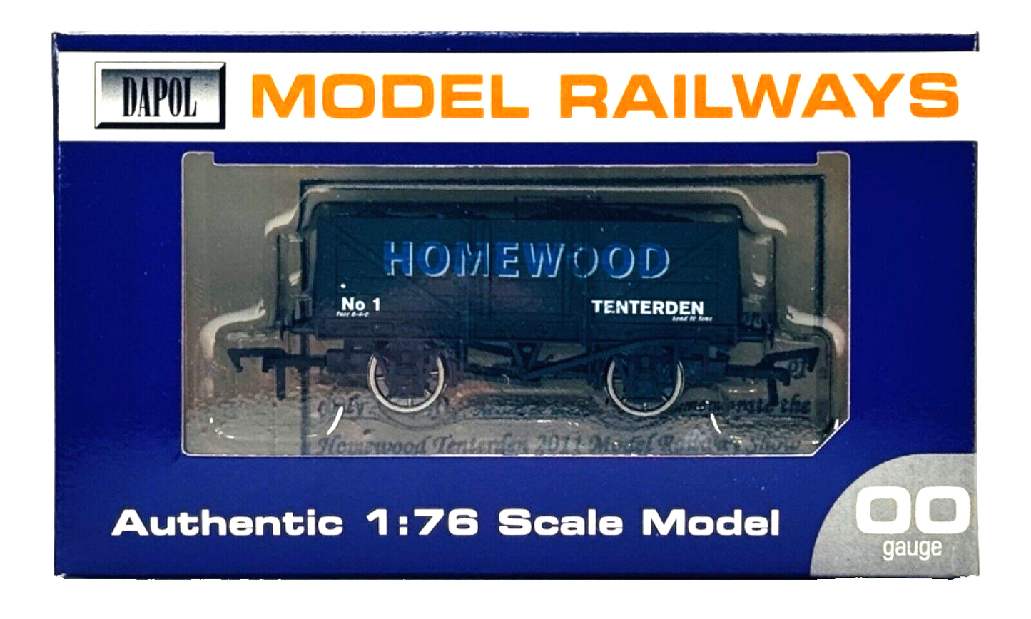 DAPOL 00 GAUGE - HOMEWOOD COLLIERY OF TENTERDEN PLANK WAGON 1 (LIMITED EDITION)