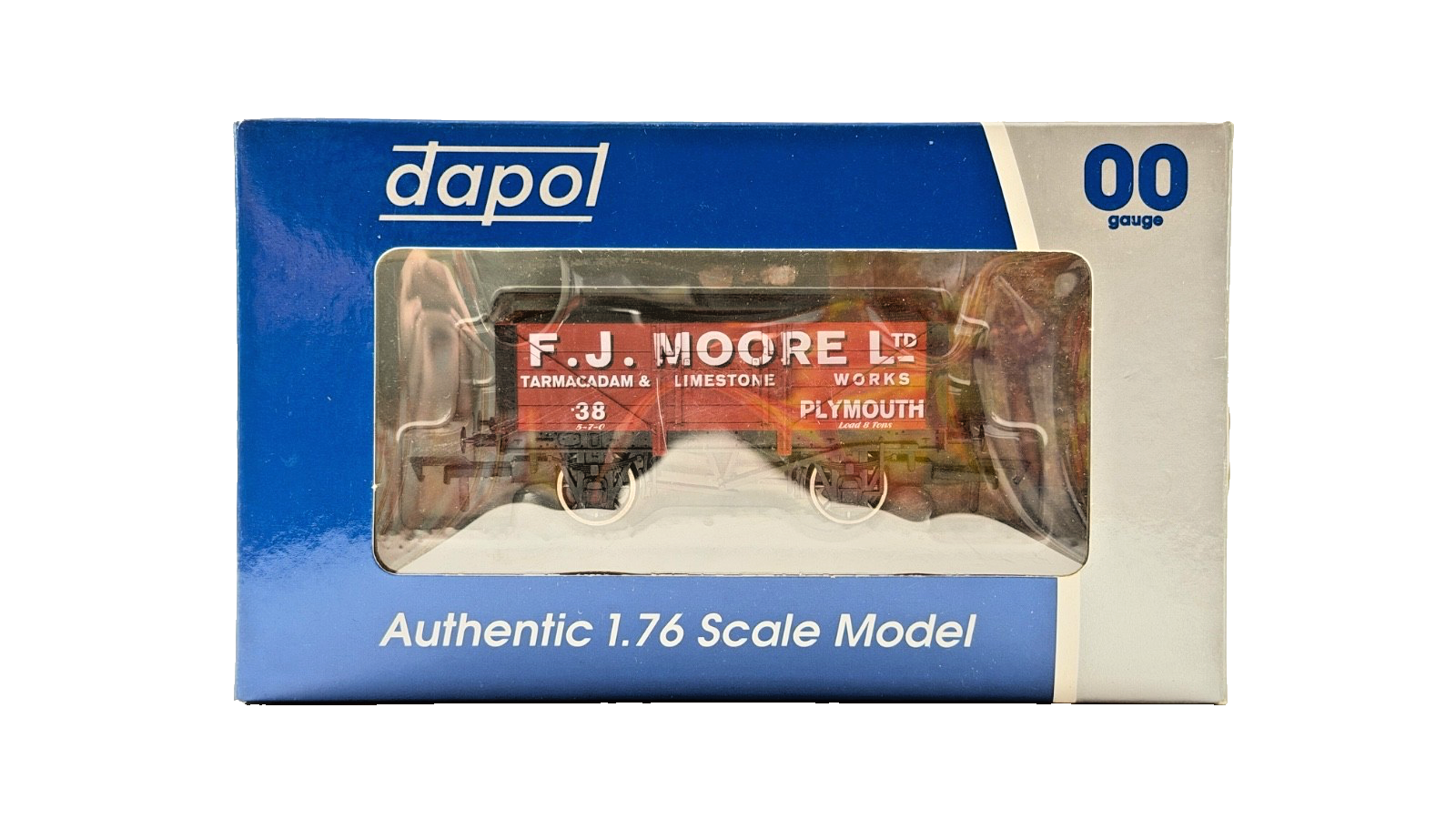 DAPOL 00 GAUGE - F.J. MOORE TARMACADAM & LIMESTONE PLYMOUTH 38 (LIMITED EDITION)