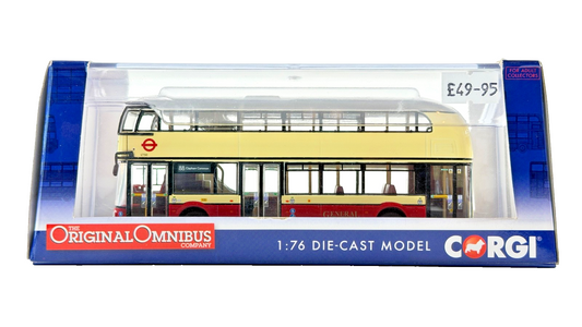 CORGI OOC 1/76 SCALE - OM46619B - NEW ROUTEMASTER GO AHEAD HERITAGE - BOXED