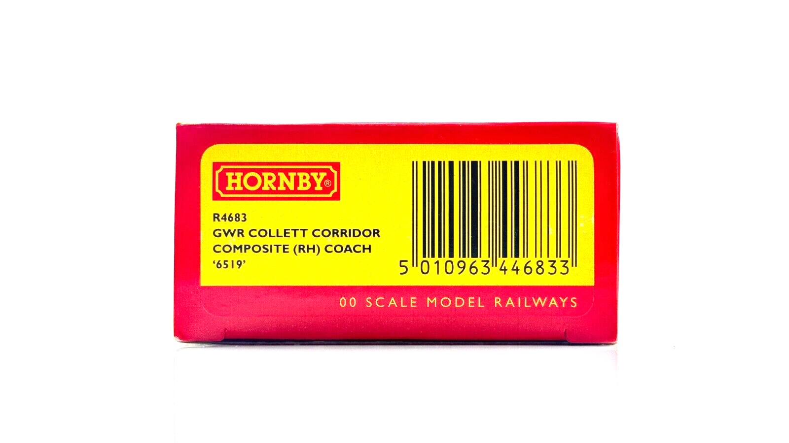 HORNBY 00 GAUGE - R4683 - GWR COLLETT CORRIDOR COMPOSITE (RH) COACH 6519 - BOXED