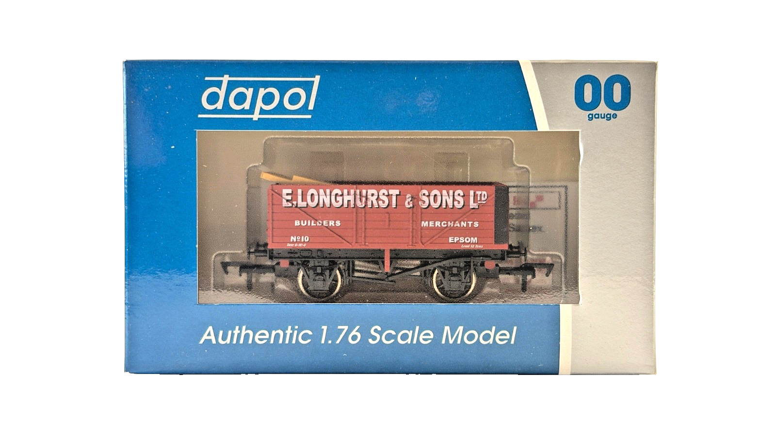 DAPOL 00 GAUGE - E. LONGHURST & SONS BUILDERS MERCHANT EPSOM (LIMITED EDITION)