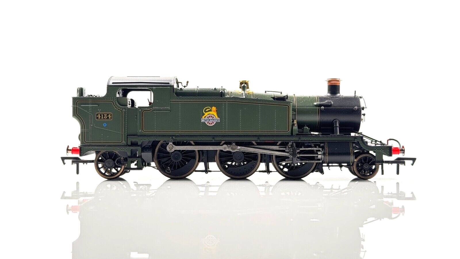 DAPOL 00 GAUGE - 4S-041-006 - LARGE PRAIRIE 4134 LINED GREEN E/CREST - BOXED