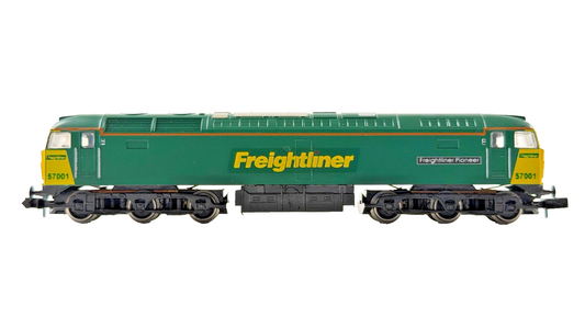 GRAHAM FARISH N GAUGE - NO.804A - CLASS 57 DIESEL 57001 FREIGHTLINER PIONEER