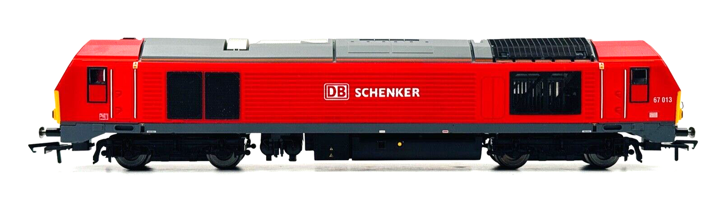 HORNBY 00 GAUGE - R3574 - CLASS 67 DIESEL 67013 DB SCHENKER RED - BOXED NQP