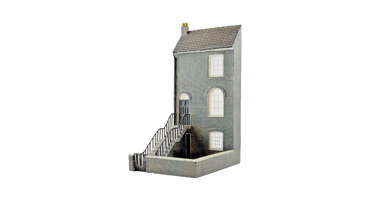 BACHMANN OO GAUGE SCENECRAFT - 44-217 - LOW RELIEF THREE STOREY CITY HOUSE BOXED