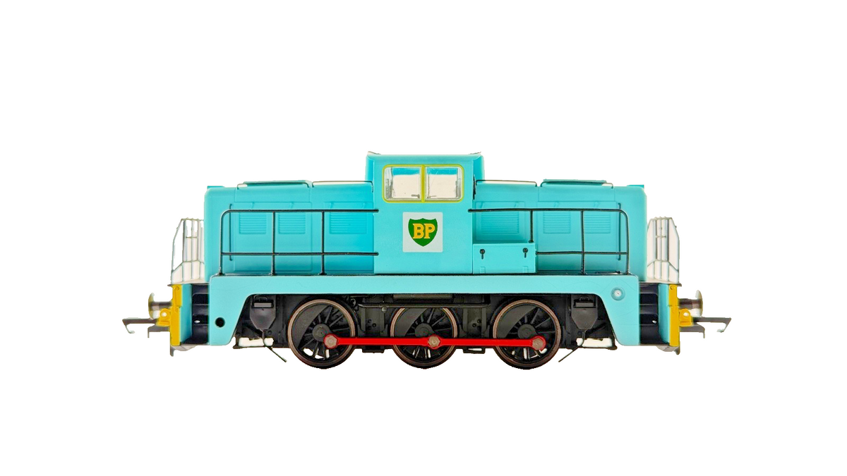 OXFORD RAIL OO GAUGE - OR76JAN003 - JANUS 0-6-0 DIESEL BP BRITISH PETROLEUM BLUE