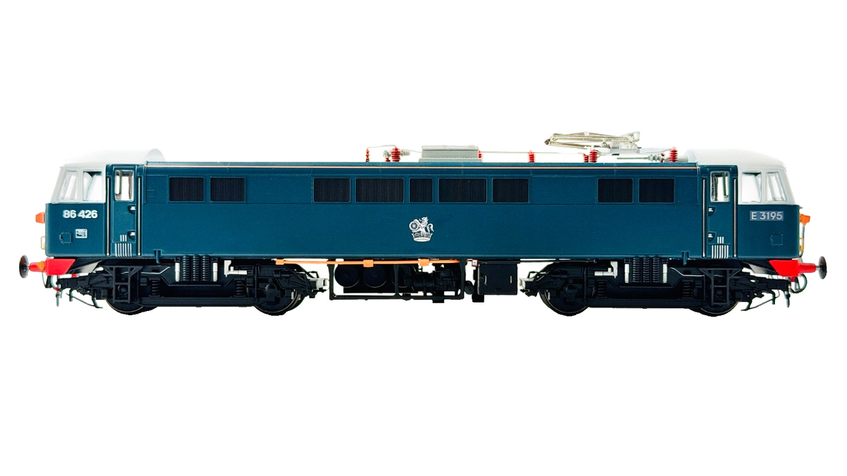 HELJAN OO GAUGE - 8643 - CLASS 86 ELECTRIC 86426 E3195 BR RETRO BLUE BOXED