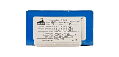 DAPOL OO GAUGE - 4D-012-006 - CLASS 22 D6327 BR BLUE SYP FONT A H/CODE BOXED
