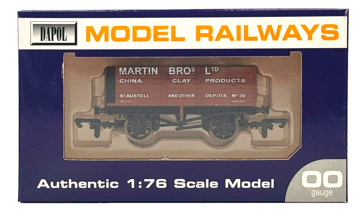 DAPOL 00 GAUGE - MARTIN BROTHERS CHINA CLAY ST AUSTELL NO.26 (LIMITED EDITION)