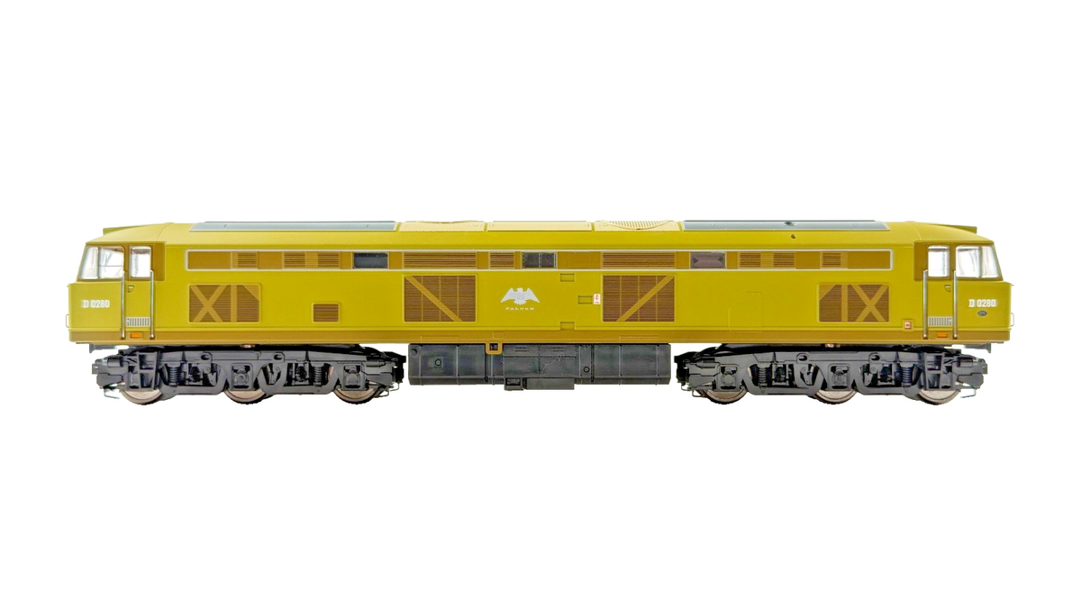 HELJAN OO GAUGE - 53031 - D0280 FALCON LIME GREEN DIESEL PROTOTYPE LOCOMOTIVE