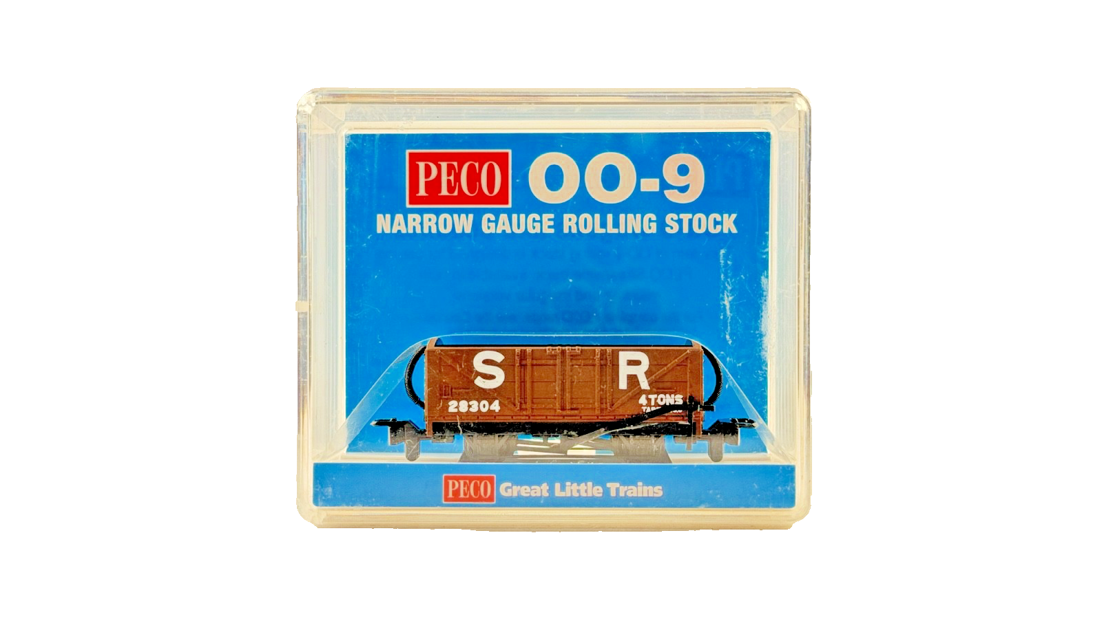PECO OO9 SCALE - GR-201C - OPEN WAGON SR SOUTHERN BROWN LIVERY NO.28304