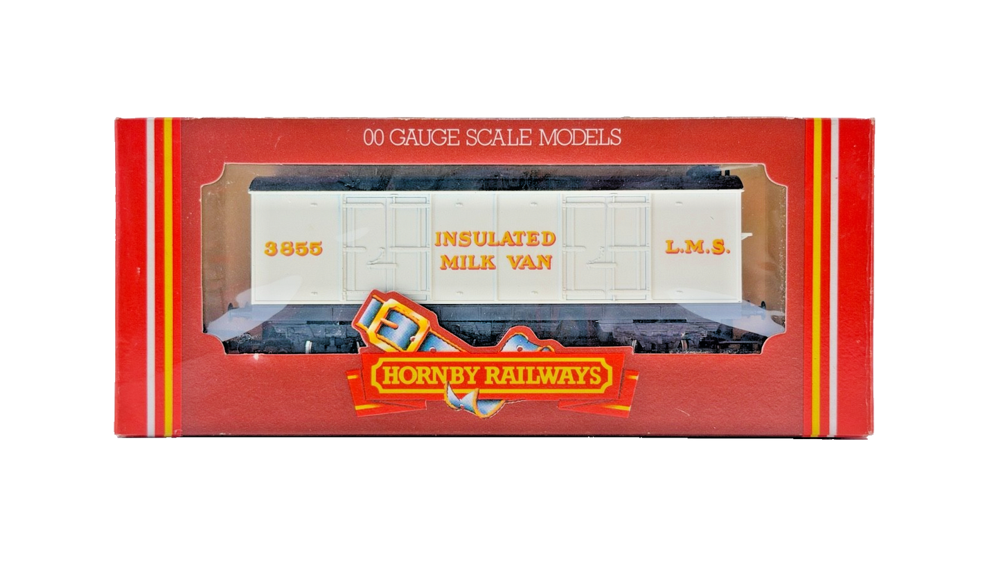 HORNBY OO GAUGE - R734 - INSULATED MILK VAN LMS 6 WHEEL VAN BOXED