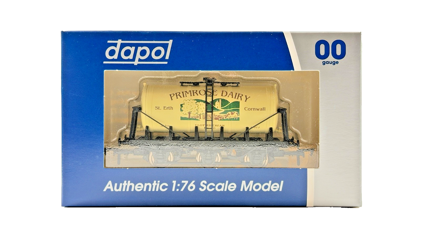 DAPOL 00 GAUGE - 4F-031-137 - PRIMROSE DAIRY NO.30 SIX WHEEL MILK TANKER - BOXED