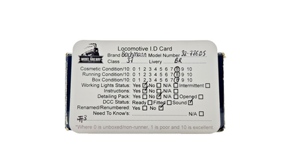 BACHMANN OO GAUGE - 32-776DS - CLASS 37/0 DIESEL 37254 BR BLUE DCC SOUND
