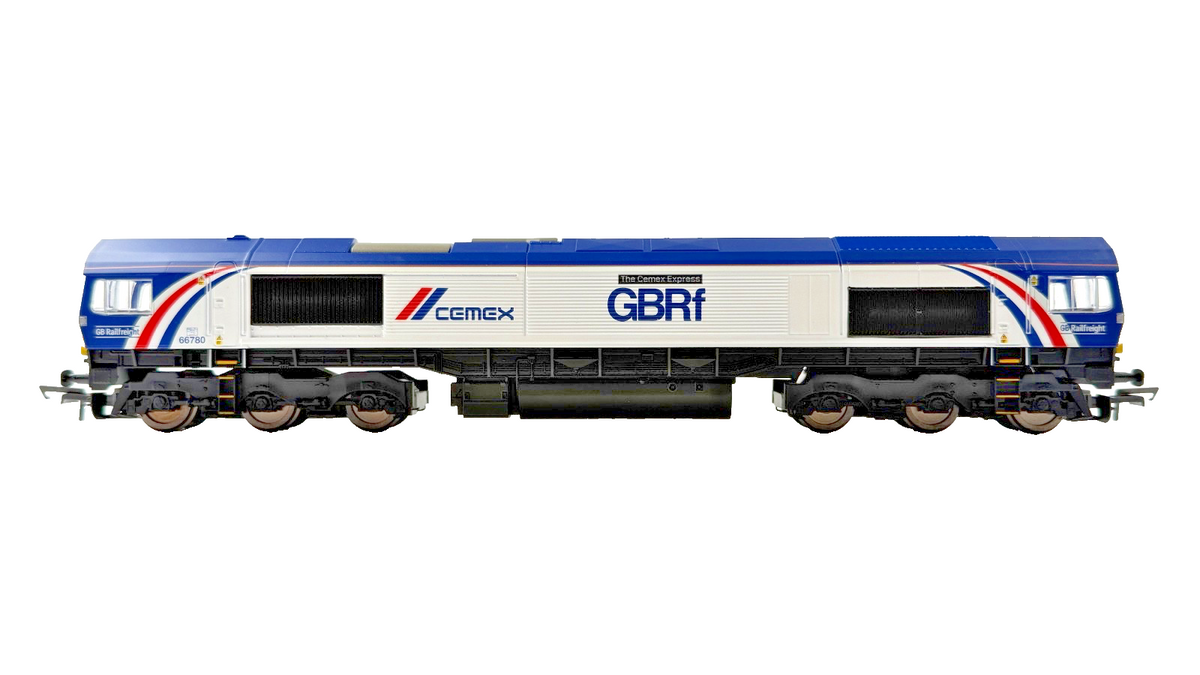 HORNBY OO GAUGE - R3951 - CLASS 66 DIESEL 66780 GBRF CEMEX "THE CEMEX EXPRESS"