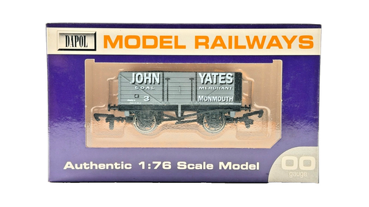DAPOL 00 GAUGE - JOHN YATES COAL MERCHANT MONMOUTH WAGON NO.3 (LIMITED EDITION)