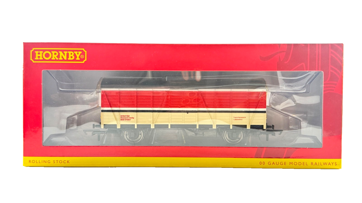 HORNBY OO GAUGE - R60157 - BR TRACK RESEARCH EX LMS 4 WHEEL CCT VAN BOXED
