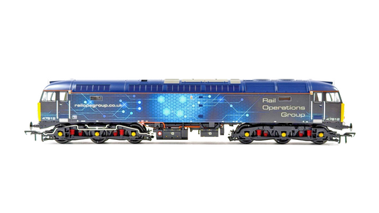 BACHMANN 00 GAUGE - 35-412Z - CLASS 47/4 47812 RAIL OPERATIONS GROUP ROG BOXED