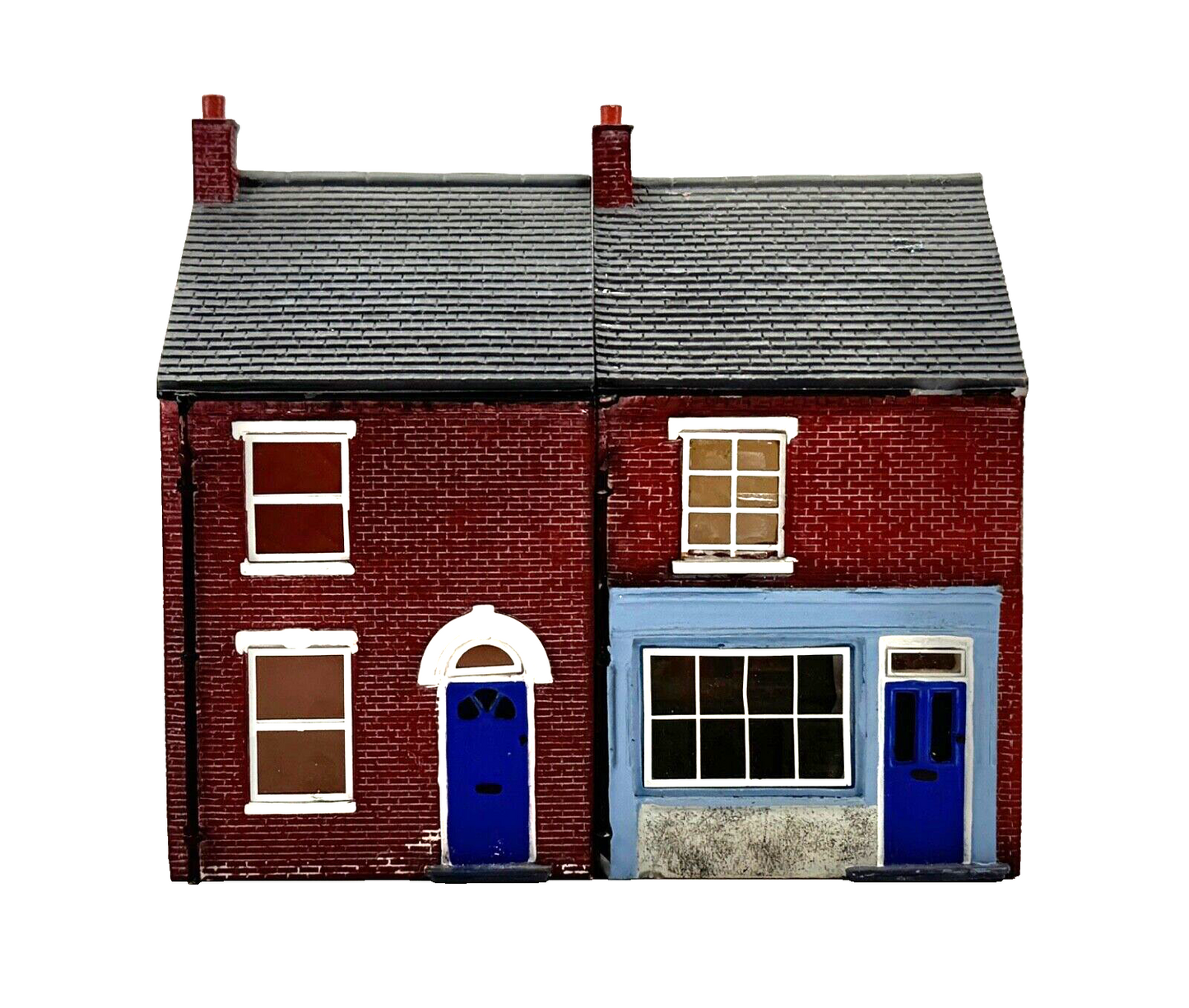 HORNBY 00 GAUGE SKALEDALE - R8645/R8646 - LOW RELIEF TERRACE HOUSE SHOP UNBOXED