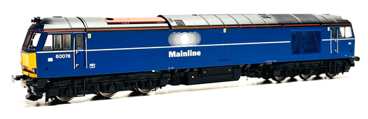 HORNBY 00 GAUGE - R2490 - CLASS 60 DIESEL 60078 MAINLINE BLUE - BOXED