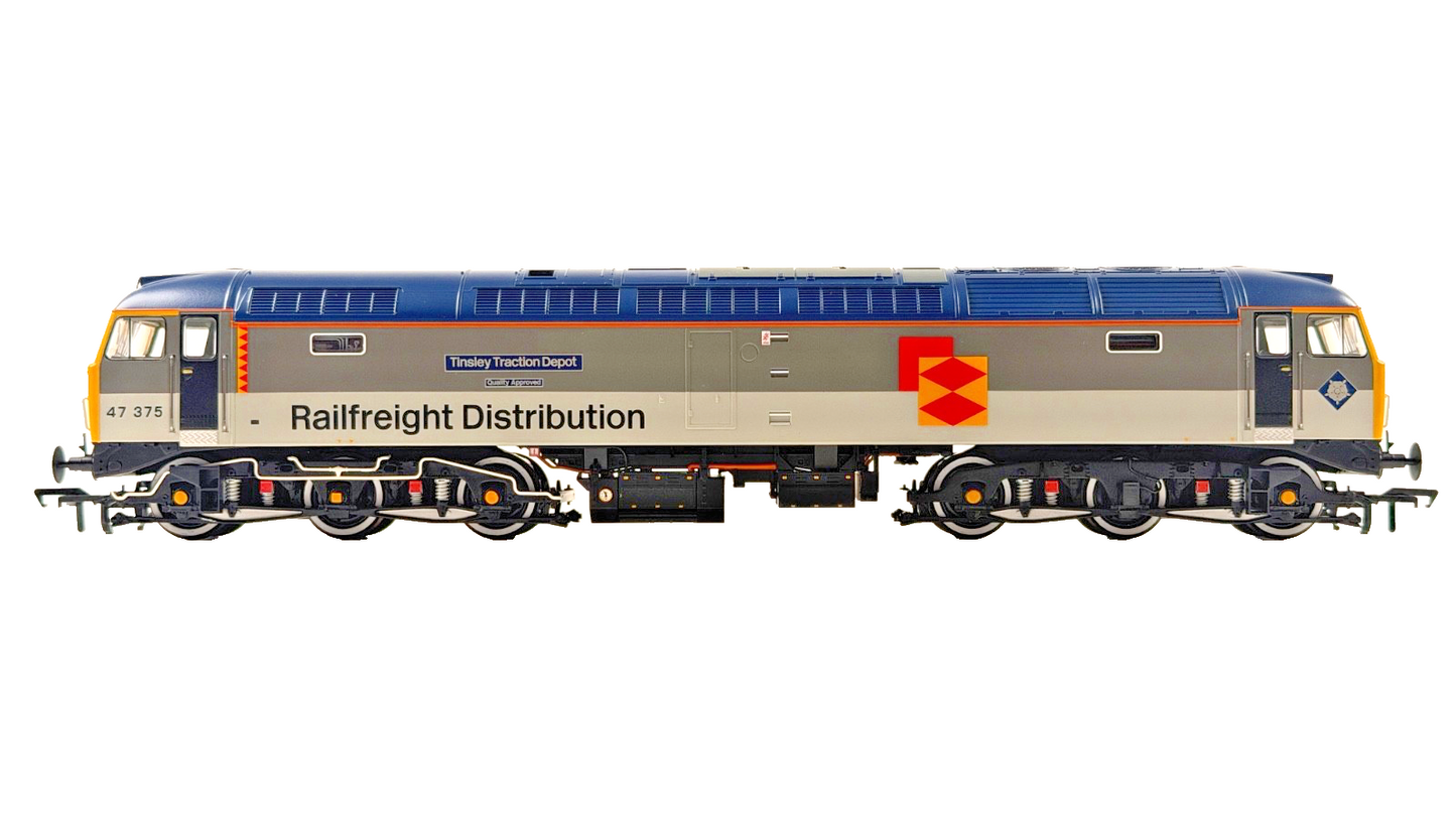 BACHMANN OO GAUGE - 35-419 - CLASS 47/3 47375 RAILFREIGHT TINSLEY TRACTION DEPOT