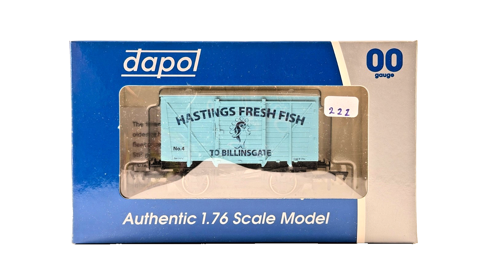 DAPOL 00 GAUGE - HASTINGS FRESH FISH TO BILLINGSGATE VAN NO.4 (LIMITED EDITION)
