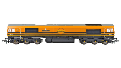 HORNBY OO GAUGE - R3786 - CLASS 66 DIESEL LOCOMOTIVE 66413 FREIGHTLINER LIVERY