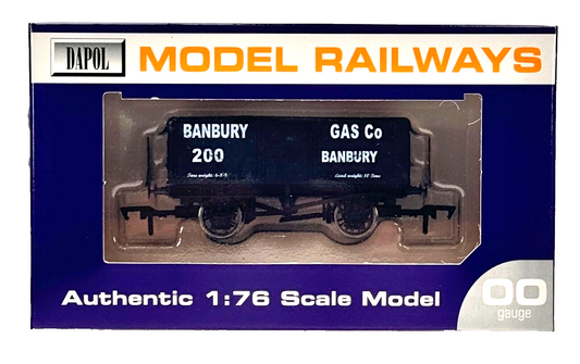 DAPOL 00 GAUGE - BANBURY GAS COMPANY PLANK WAGON NO.200 (LIMITED EDITION)