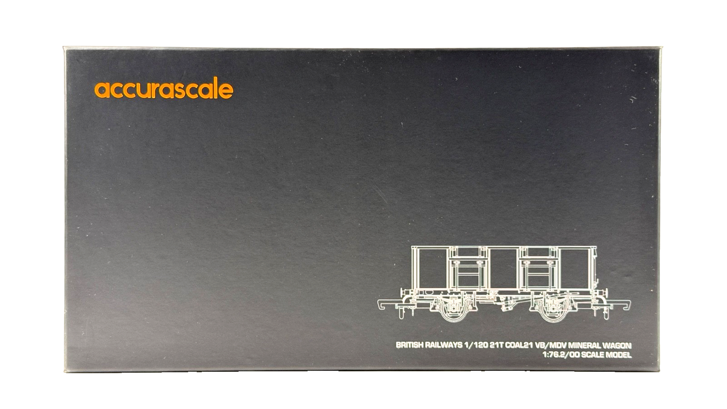 ACCURASCALE OO GAUGE - ACC1092-MDV-C - 21T COAL21VB/MDV MINERAL WAGON BR BAUXITE