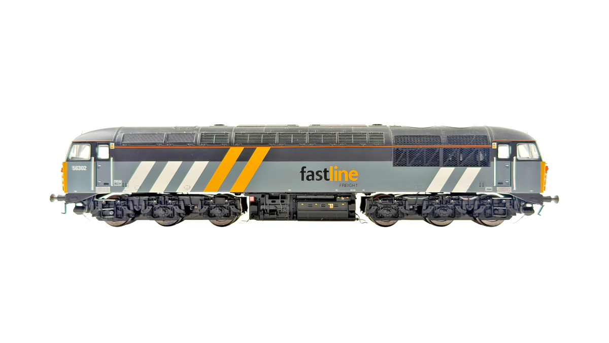 HORNBY OO GAUGE - R2776 - CLASS 56 DIESEL 56302 FASTLINE FREIGHT RAIL EXPRESS