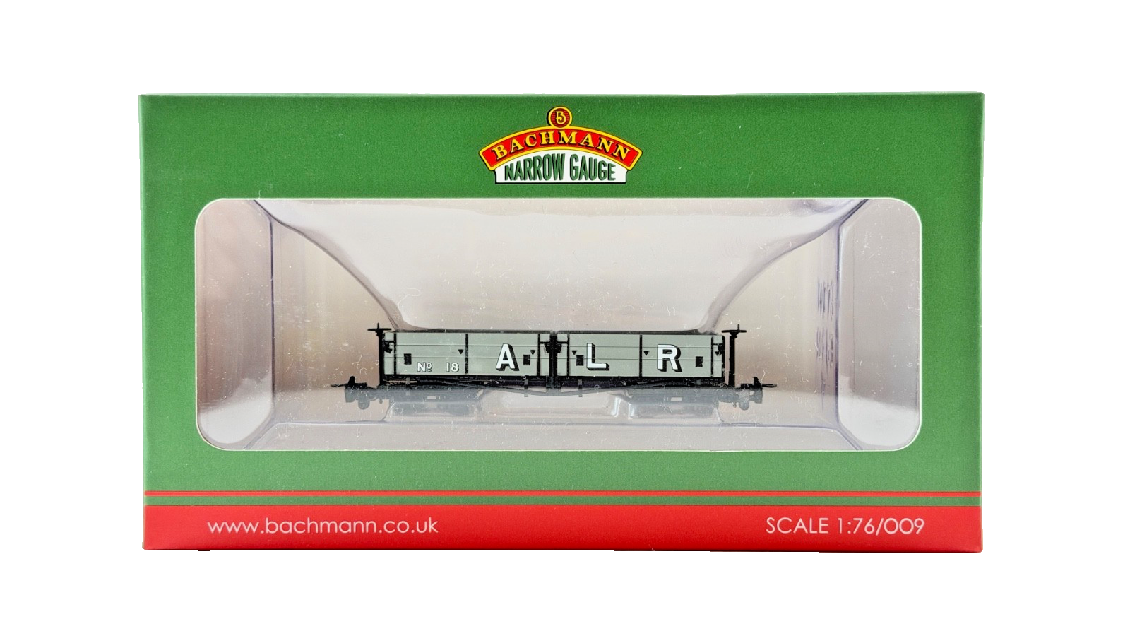 BACHMANN OO9 SCALE - 393-055 - D CLASS OPEN BOGIE WAGON ASHOVER LIGHT RAILWAY
