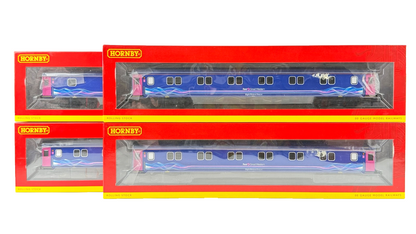 HORNBY OO GAUGE - R4597/A/B - FGW DYNAMIC LINES MK3 NIGHT RIVIERA COACHES X 4