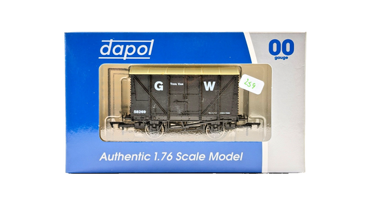 DAPOL 00 GAUGE - GW GREAT WESTERN BLACK TOOL VAN WAGON 58269 (LIMITED EDITION)