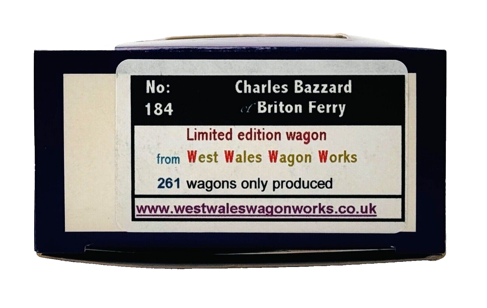 DAPOL 00 GAUGE - CHARLES BAZZARD & SON BRITON FERRY NO.192 (LIMITED EDITION)